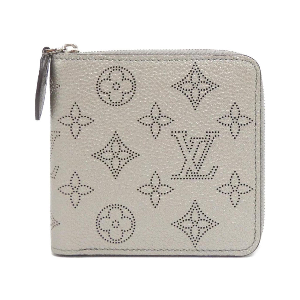 Louis Vuitton Metallic Gray Leather Wallet (Bi-Fold) (Pre-Owned)