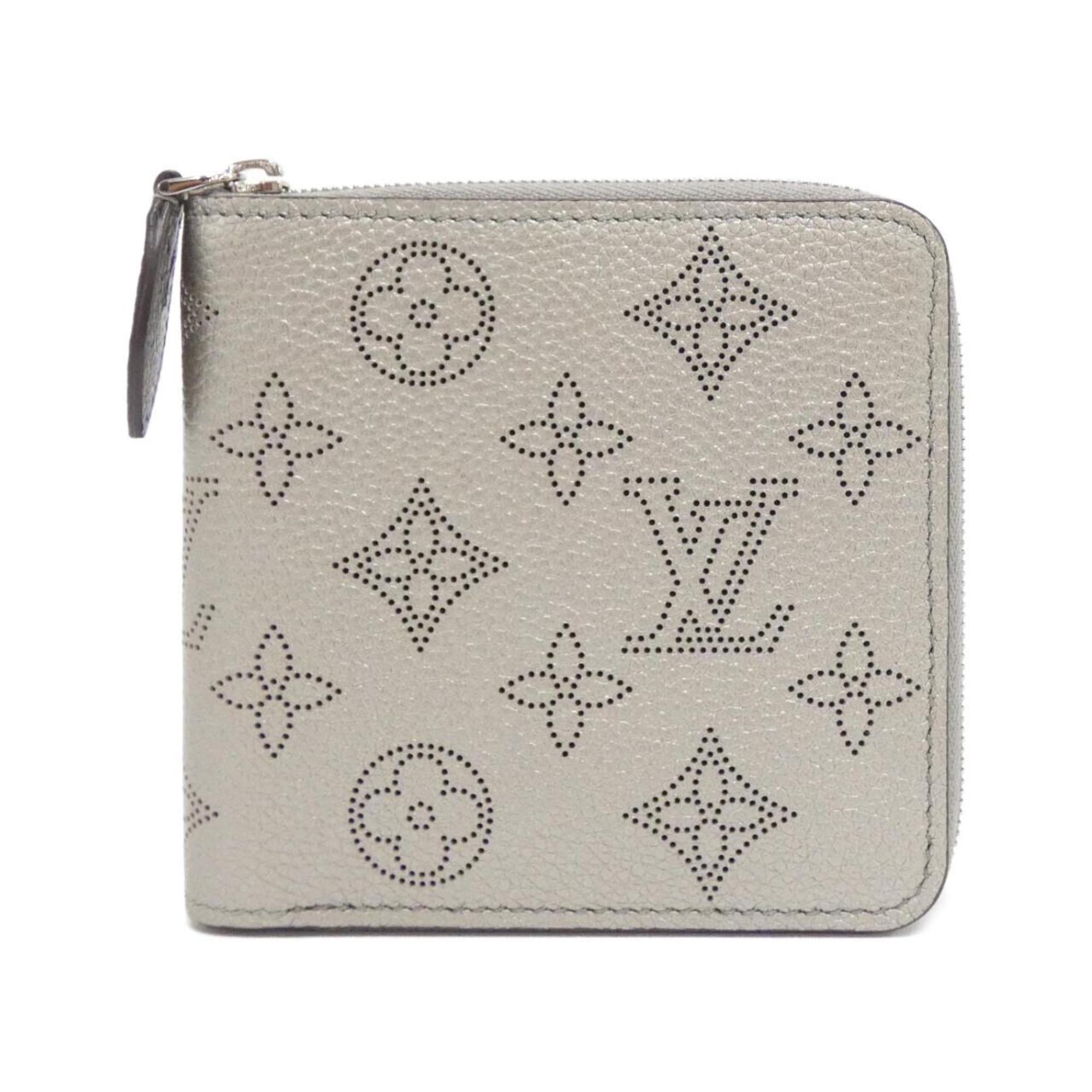 Louis Vuitton Metallic Gray Leather Wallet (Bi-Fold) (Pre-Owned)