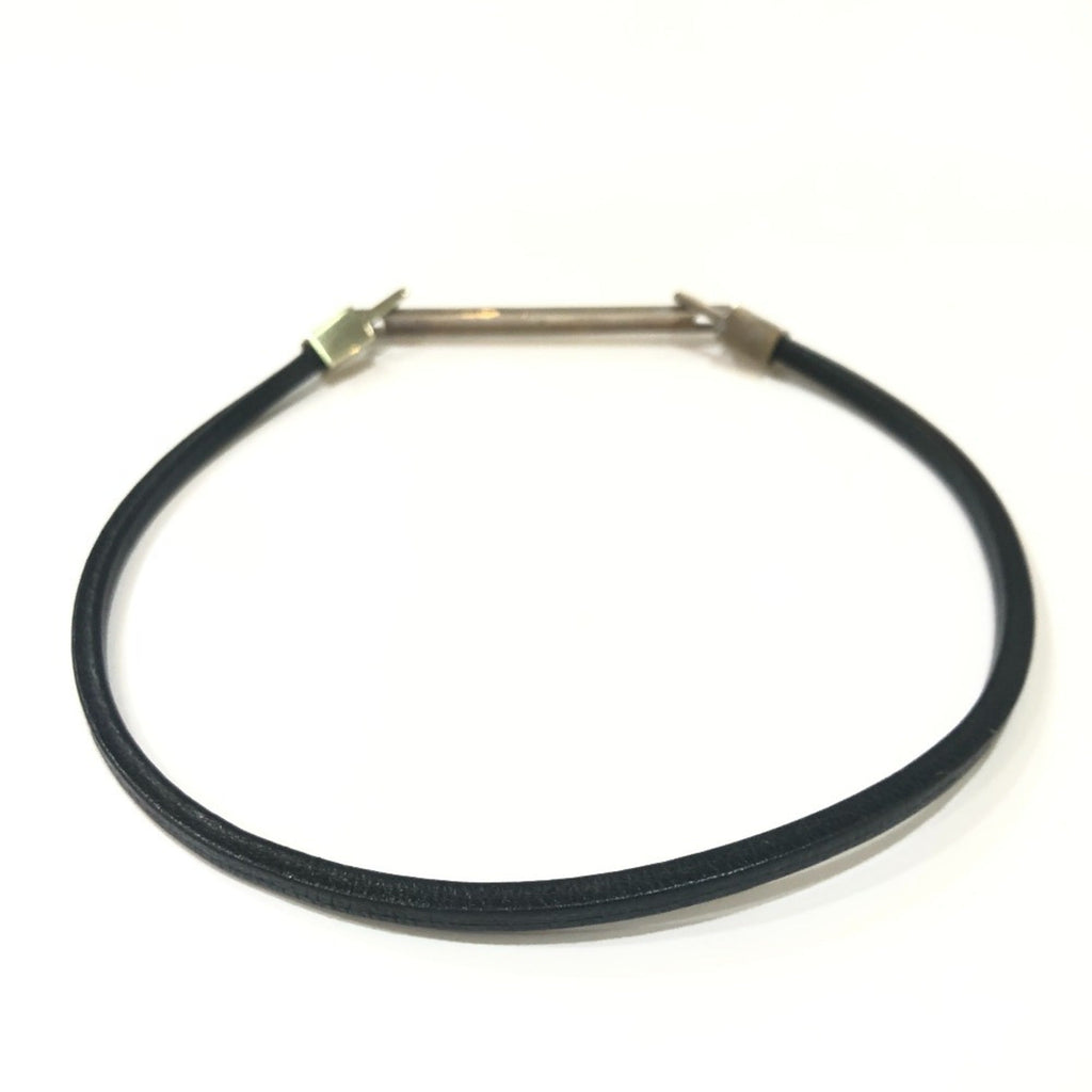 Dog Choker Necklace Stainless Steel Black