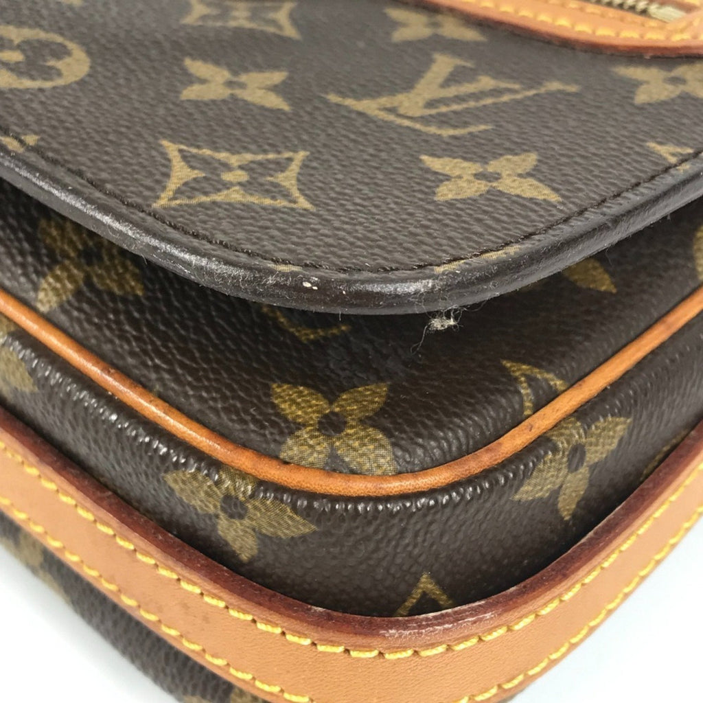 Louis Vuitton Brown Monogram Canvas Pochette Shoulder Bag (Pre-Owned)