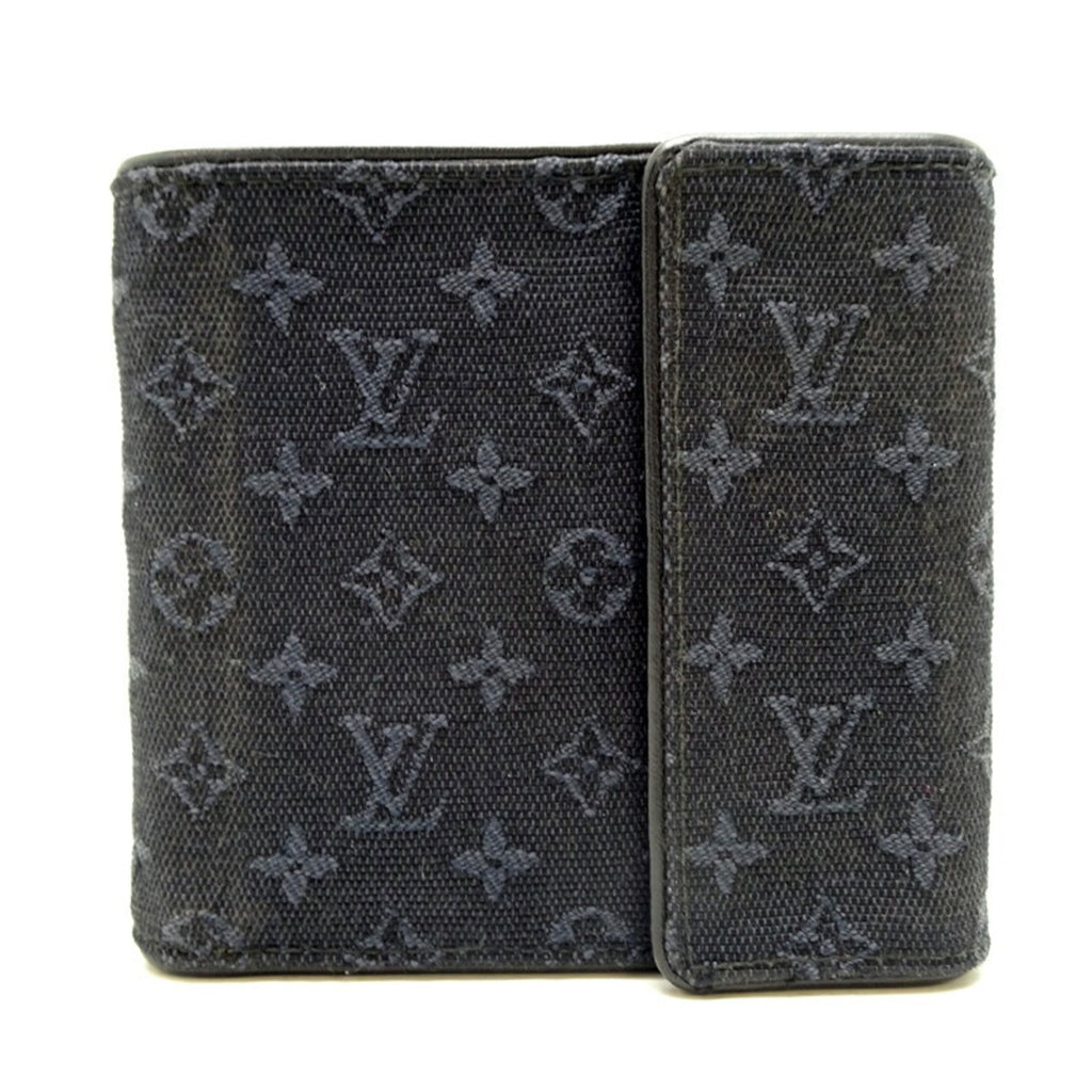 Louis Vuitton Monogram Mini Galle Monogram Navy Monogram Mini Wallet (Tri-Fold) (Pre-Owned)