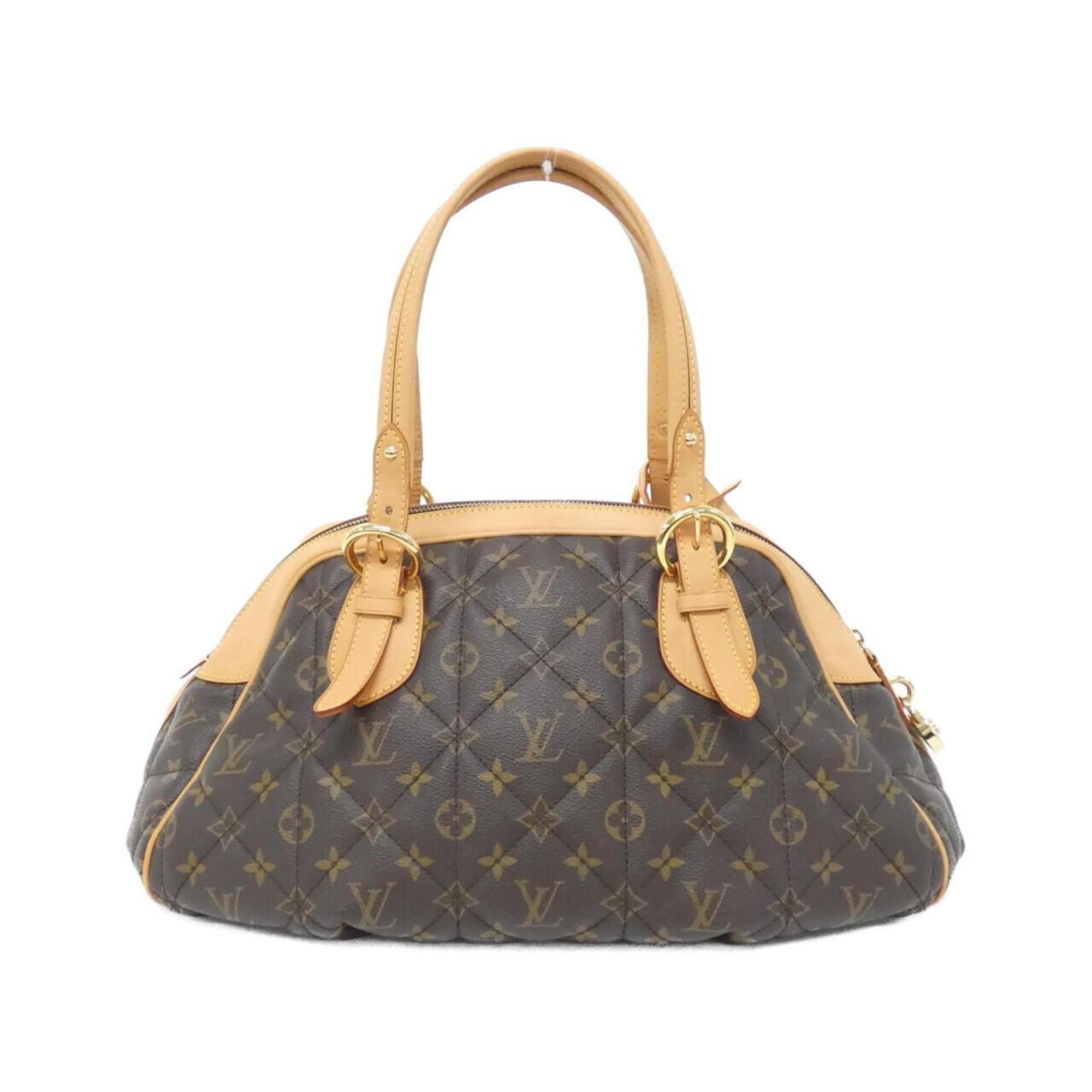 Louis Vuitton Marron Coated Canvas Handbag (Pre-Owned)