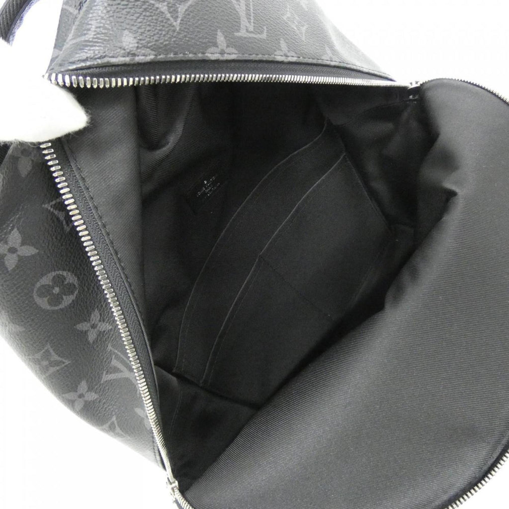 Louis Vuitton Black Taigarama Coated Canvas Leather Backpack (Pre-Owned)