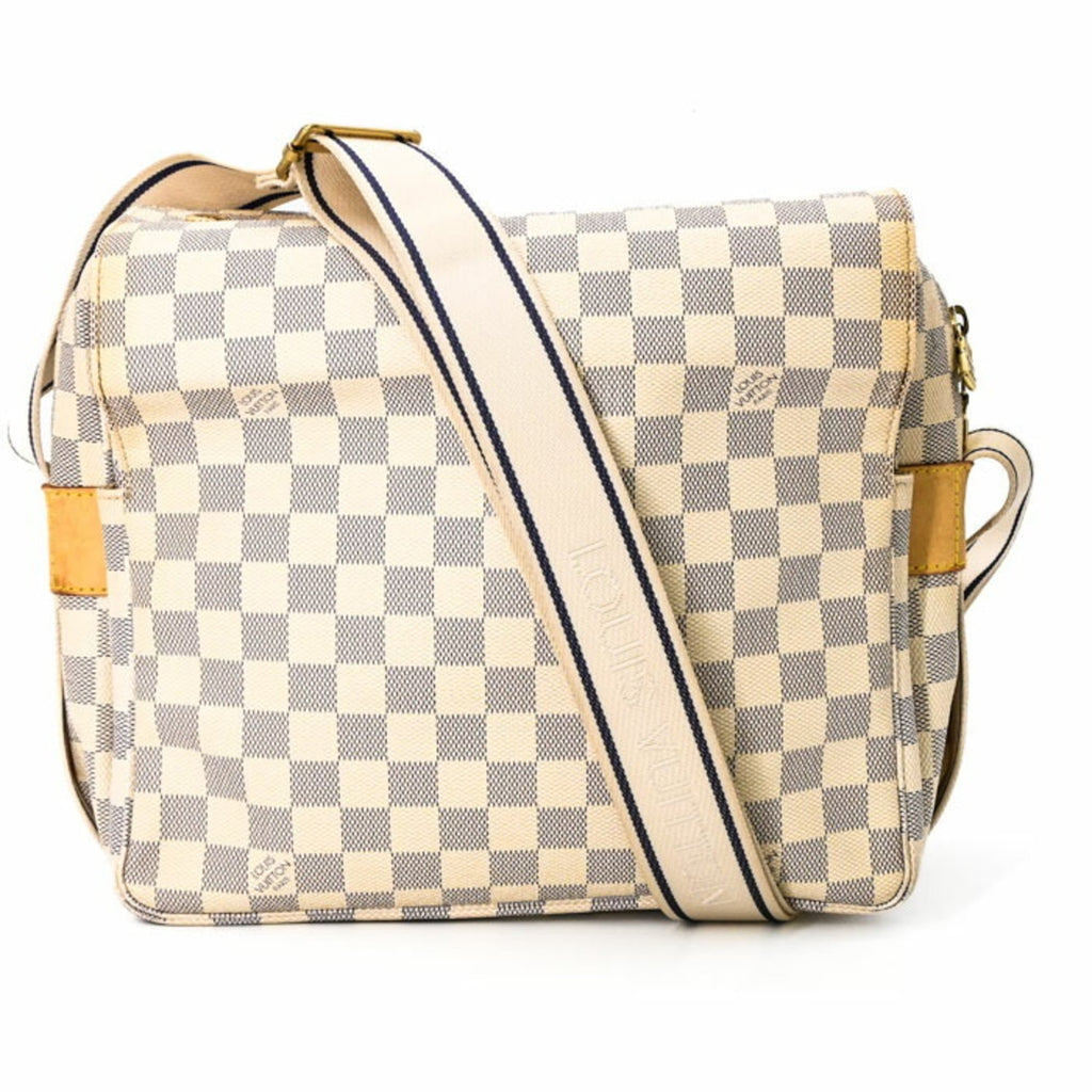 Louis Vuitton Damier Azur Off-White Damier Azur Shoulder Bag (Pre-Owned)