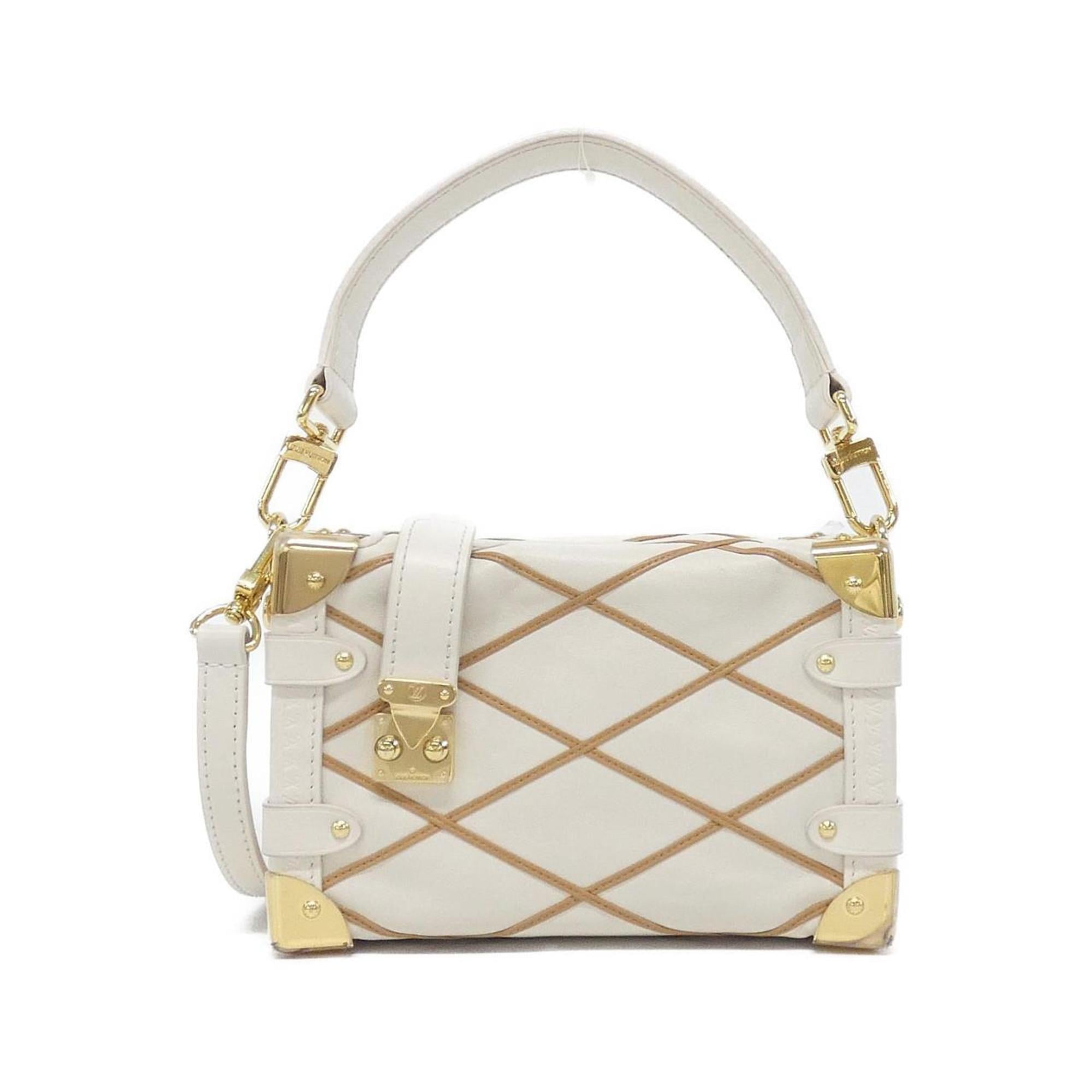 Louis Vuitton White Leather Shoulder Bag (Pre-Owned)