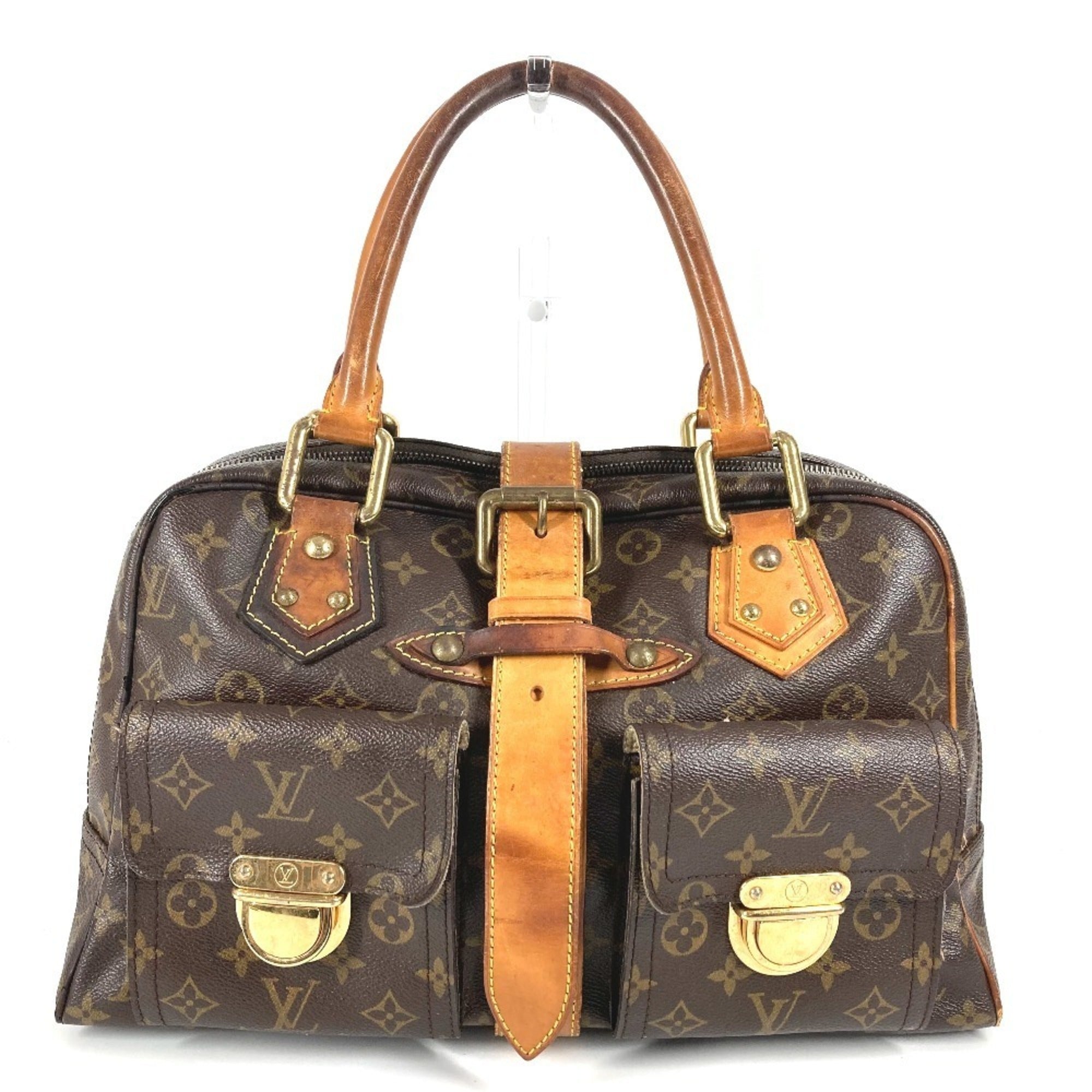 Louis Vuitton Brown Monogram Monogram Boston Bag Handbag Shoulder Bag (Pre-Owned)