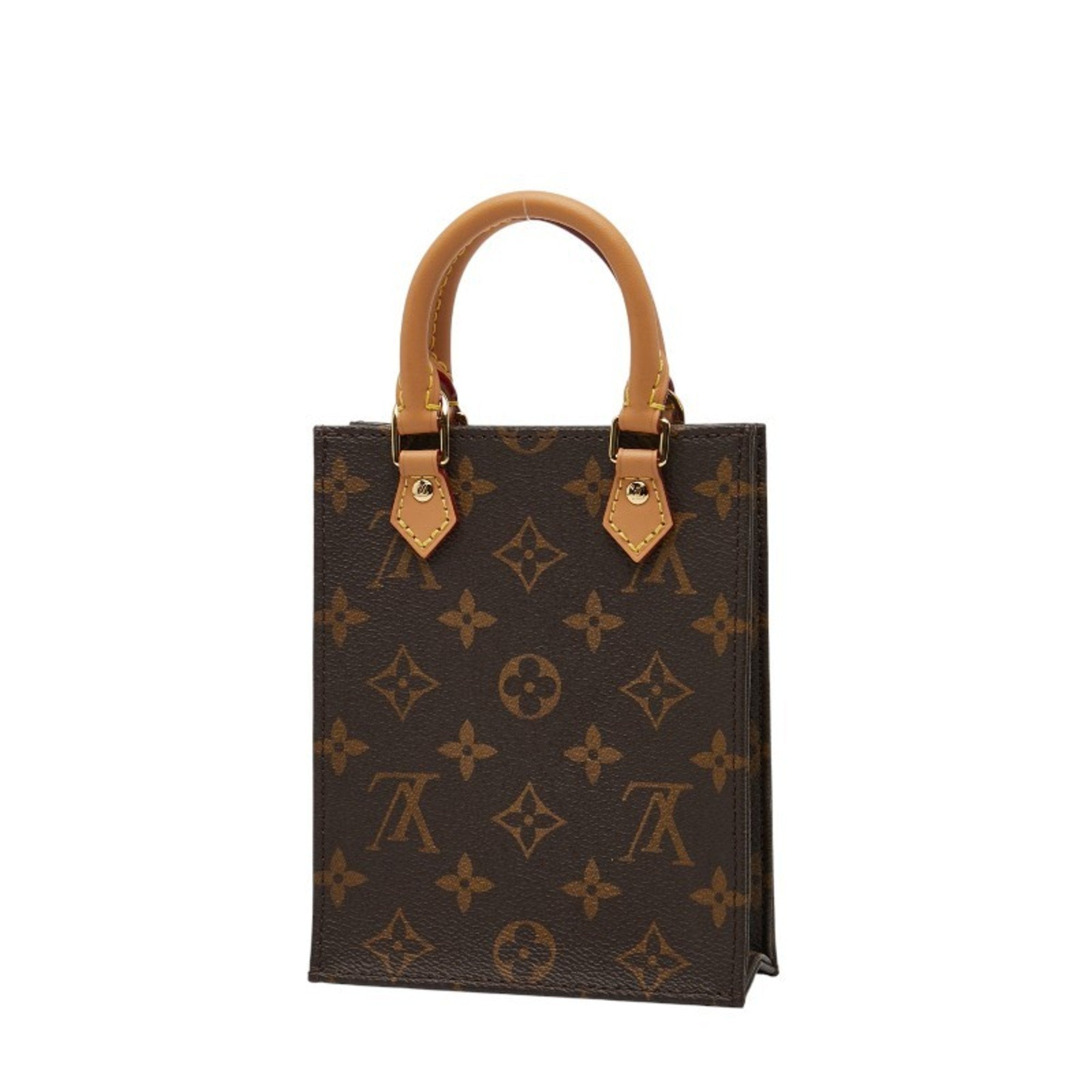 Louis Vuitton Brown Pvc Leather Handbag Shoulder Bag (Pre-Owned)