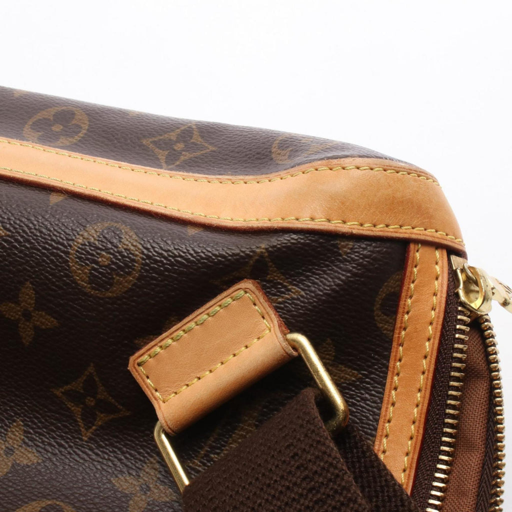 Louis Vuitton Brown Coated Canvas Leather Backpack (Pre-Owned)