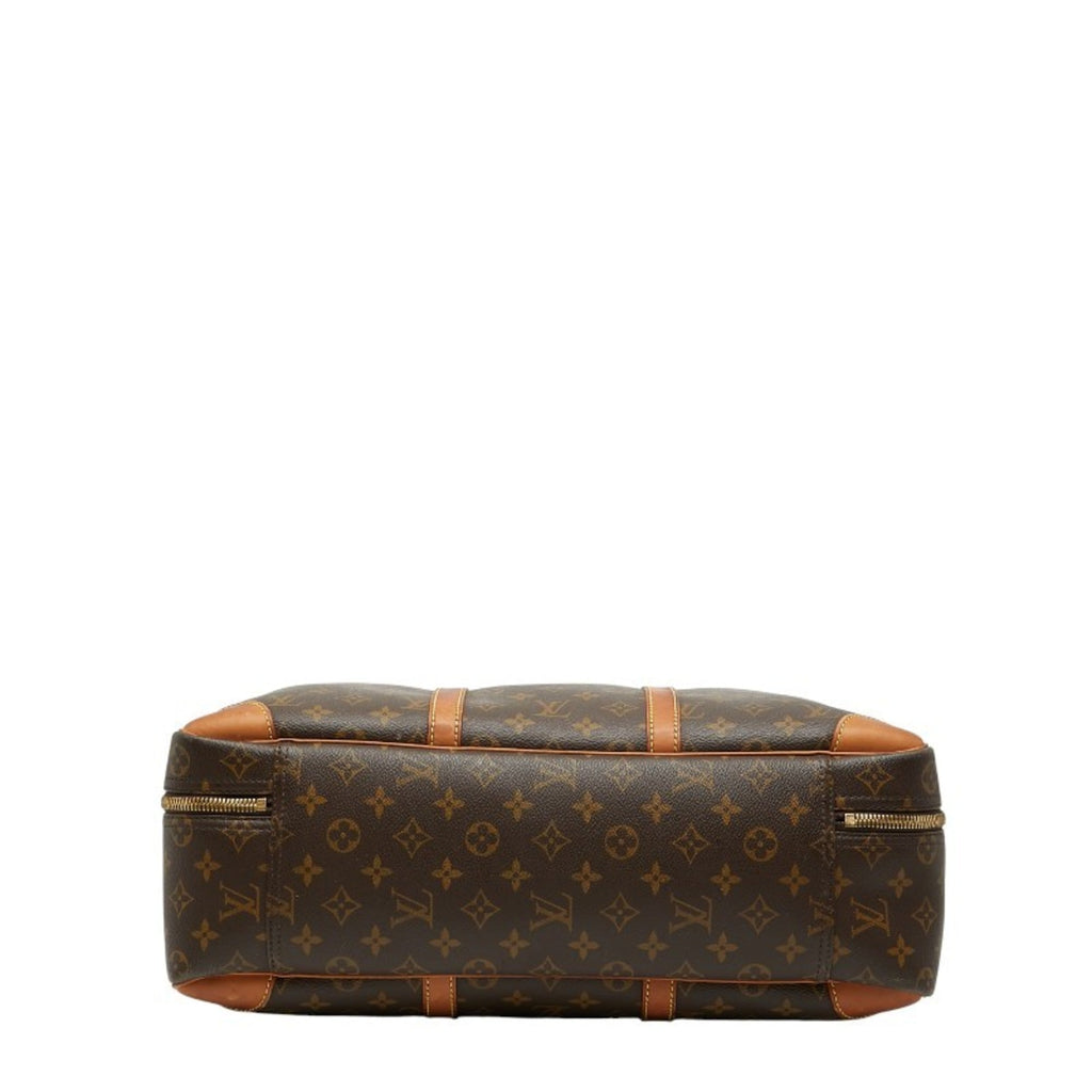 Louis Vuitton Brown Pvc Leather Boston Bag Briefcase (Pre-Owned)
