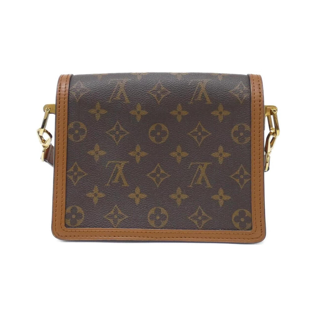 Louis Vuitton Marron Coated Canvas Shoulder Bag (Pre-Owned)