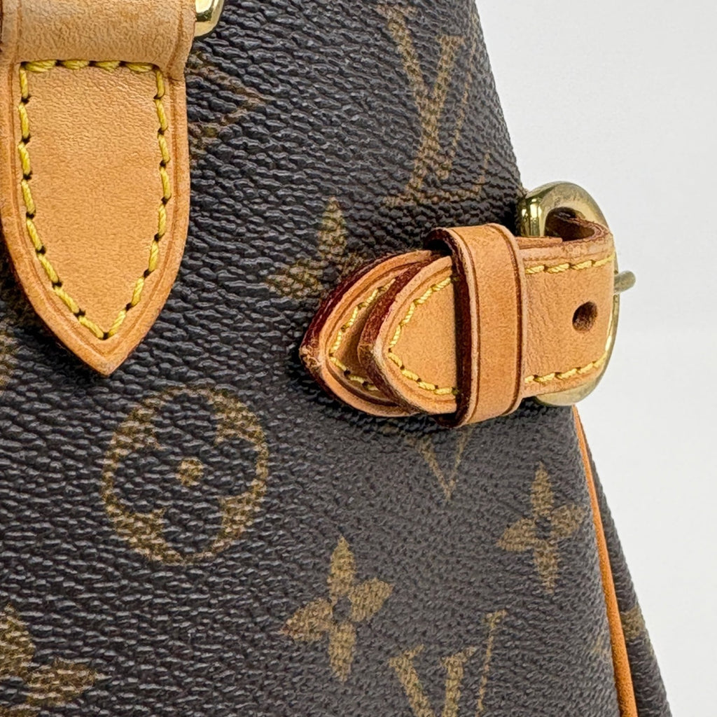 Louis Vuitton Brown Monogram Shoulder Bag Tote Bag (Pre-Owned)