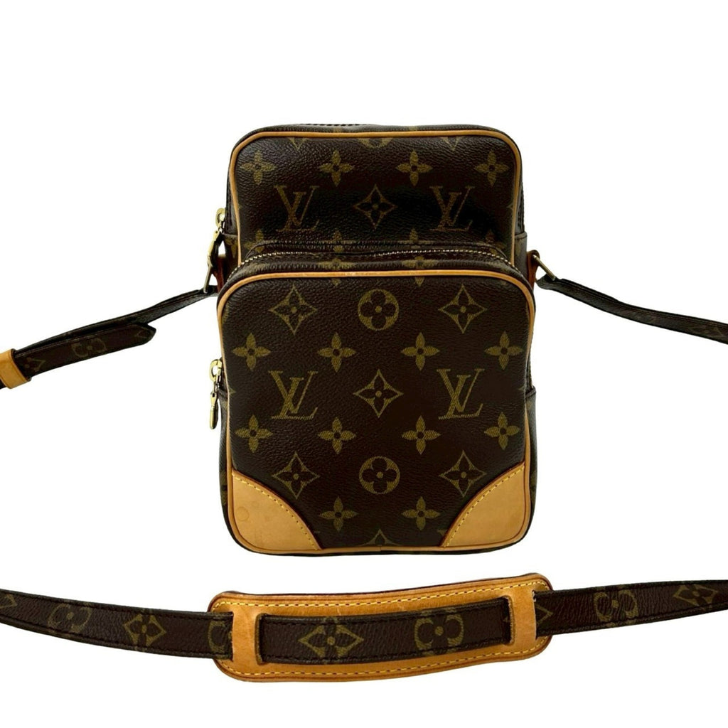 Louis Vuitton Brown Leather Pvc Pochette Shoulder Bag (Pre-Owned)