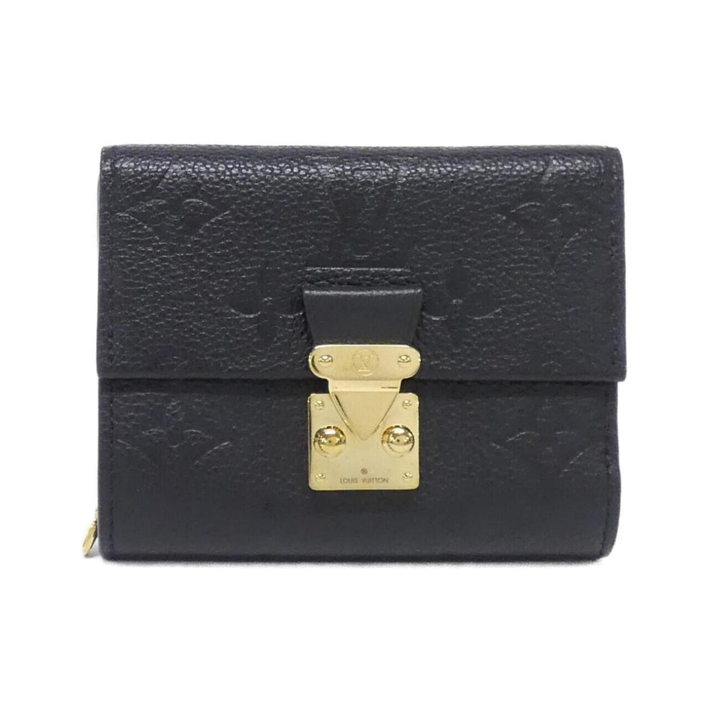 Louis Vuitton Black Monogram Empreinte Wallet (Tri-Fold) (Pre-Owned)