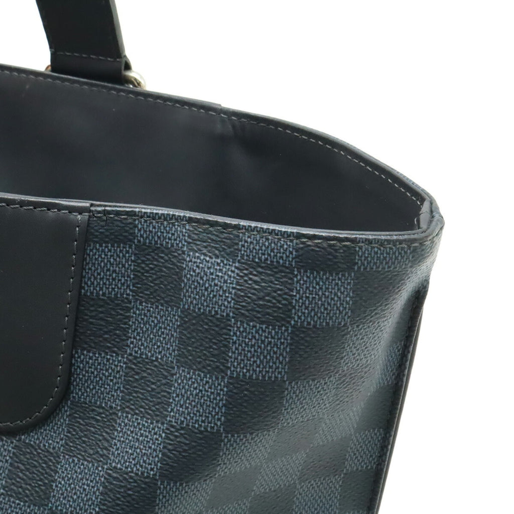 Louis Vuitton Damier Cobalt Black Blue Pvc Shoulder Bag Tote Bag (Pre-Owned)