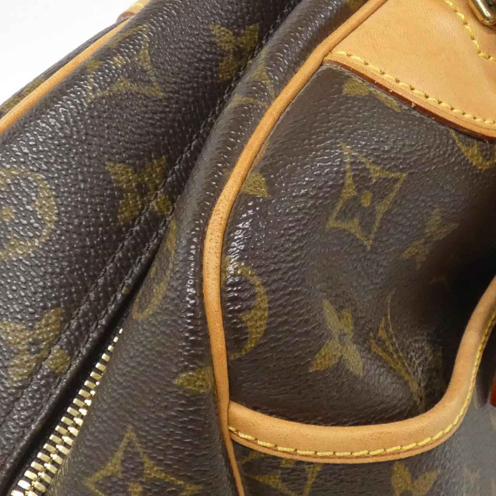 Louis Vuitton Brown Coated Canvas Handbag (Pre-Owned)