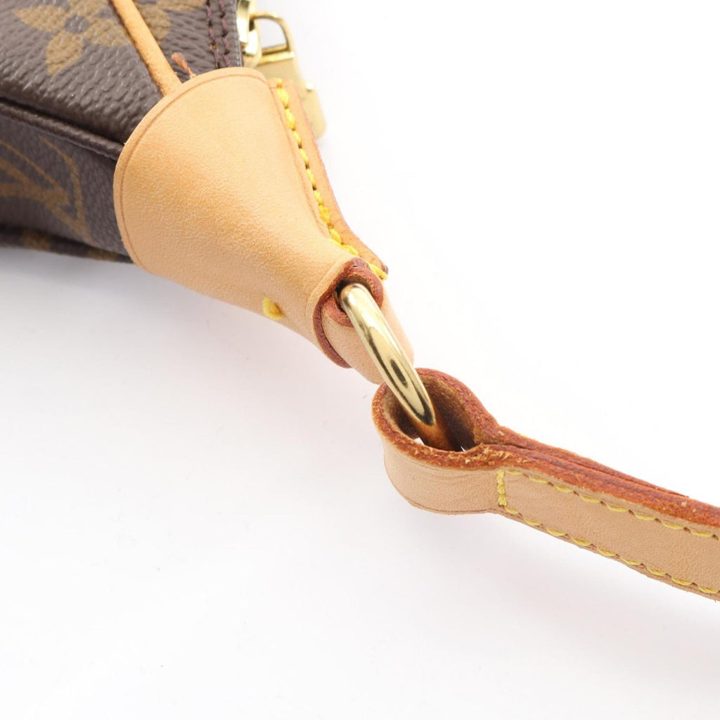 Louis Vuitton Brown Monogram Coated Canvas Leather Shoulder Bag (Pre-Owned)