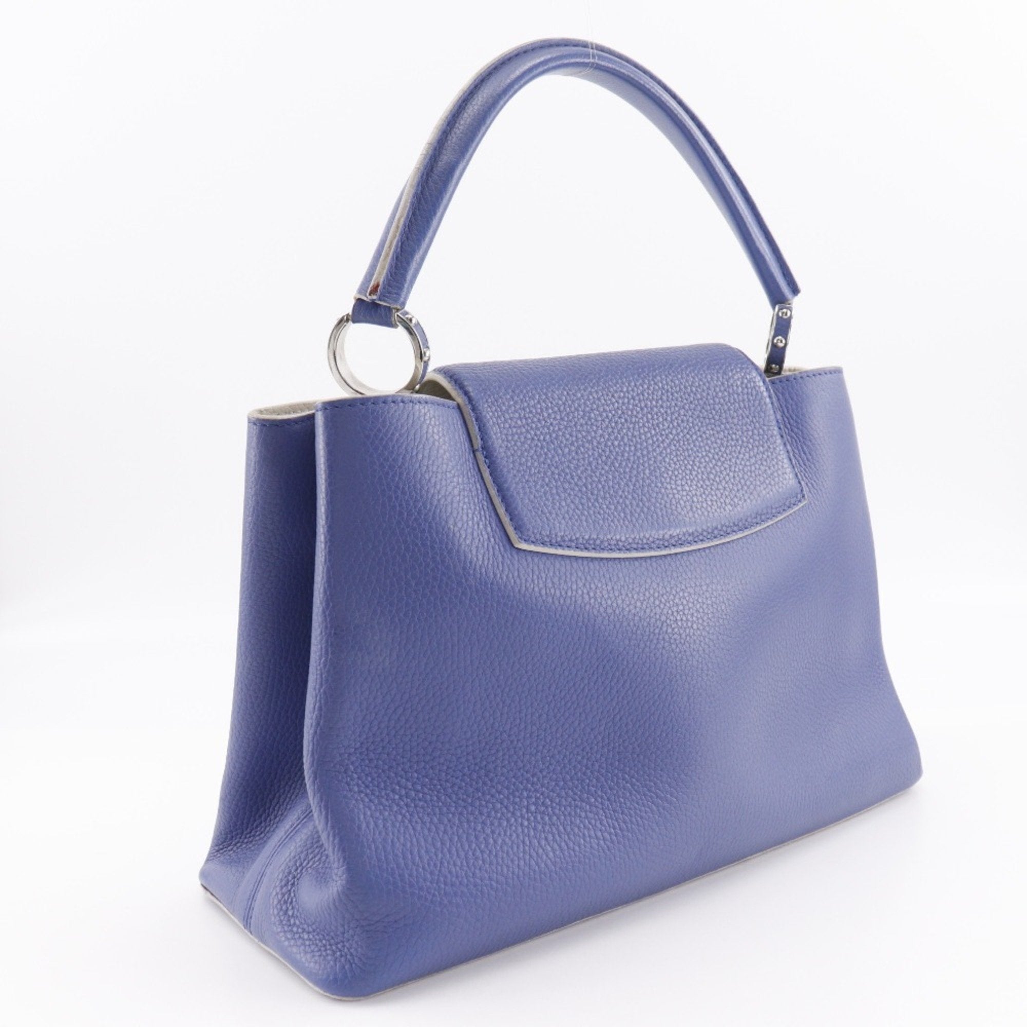 Louis Vuitton Blue White Handbag (Pre-Owned)