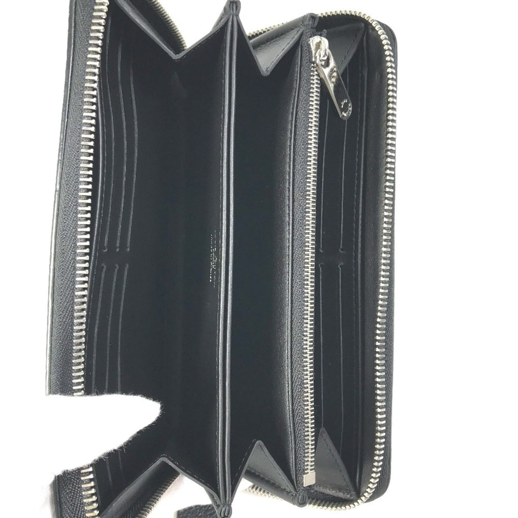 Louis Vuitton Black Mahina Leather Long Wallet (Bi-Fold) (Pre-Owned)