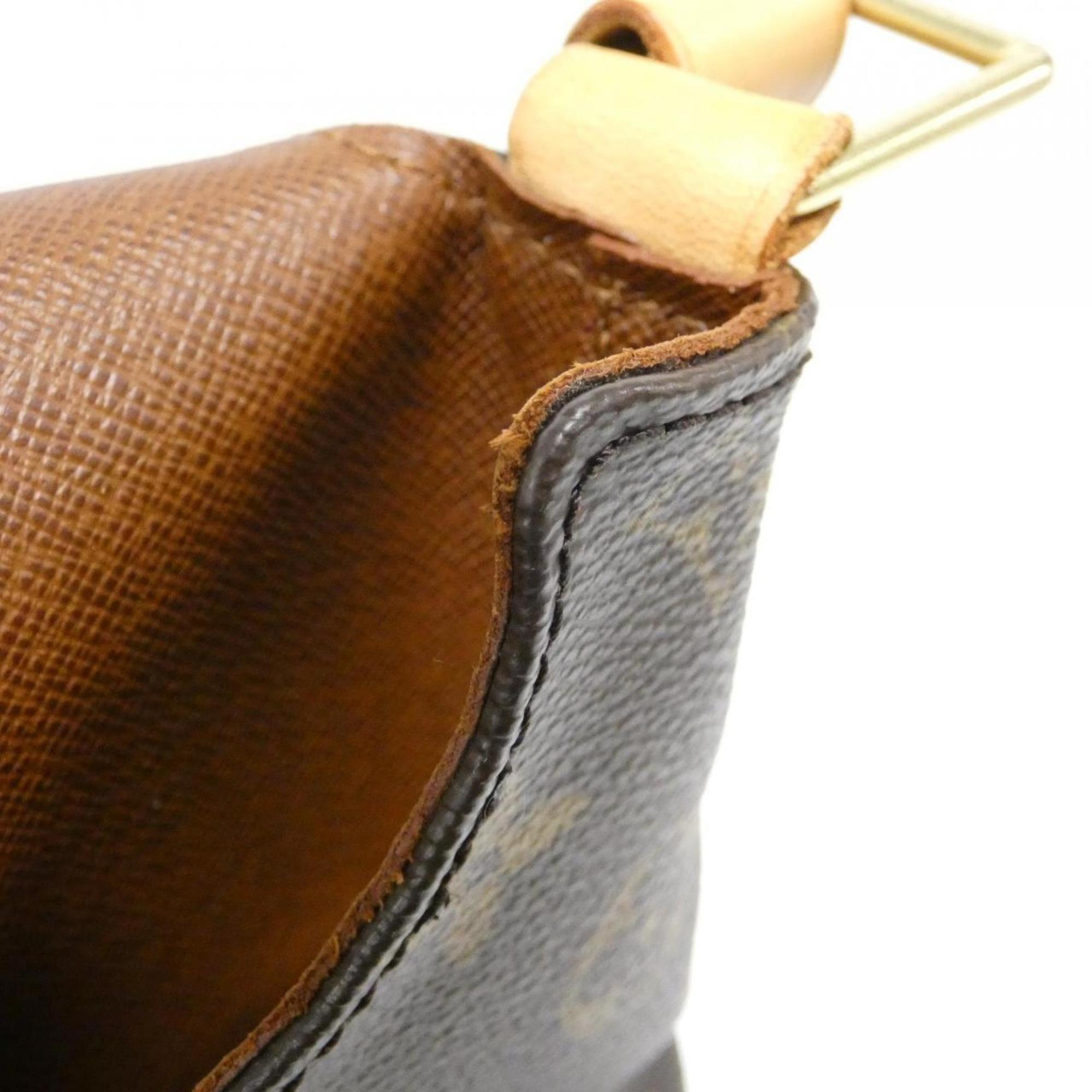 Louis Vuitton Marron Coated Canvas Shoulder Bag (Pre-Owned)