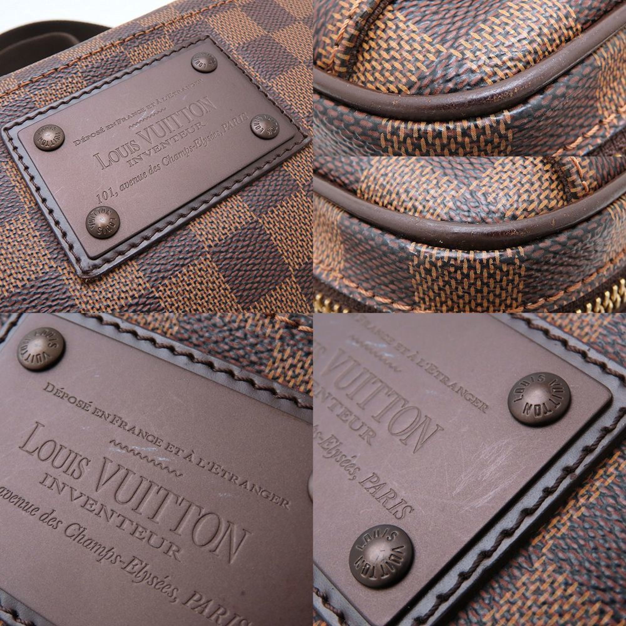 Louis Vuitton Damier Canvas Ebene Canvas Sling Bag (Pre-Owned)