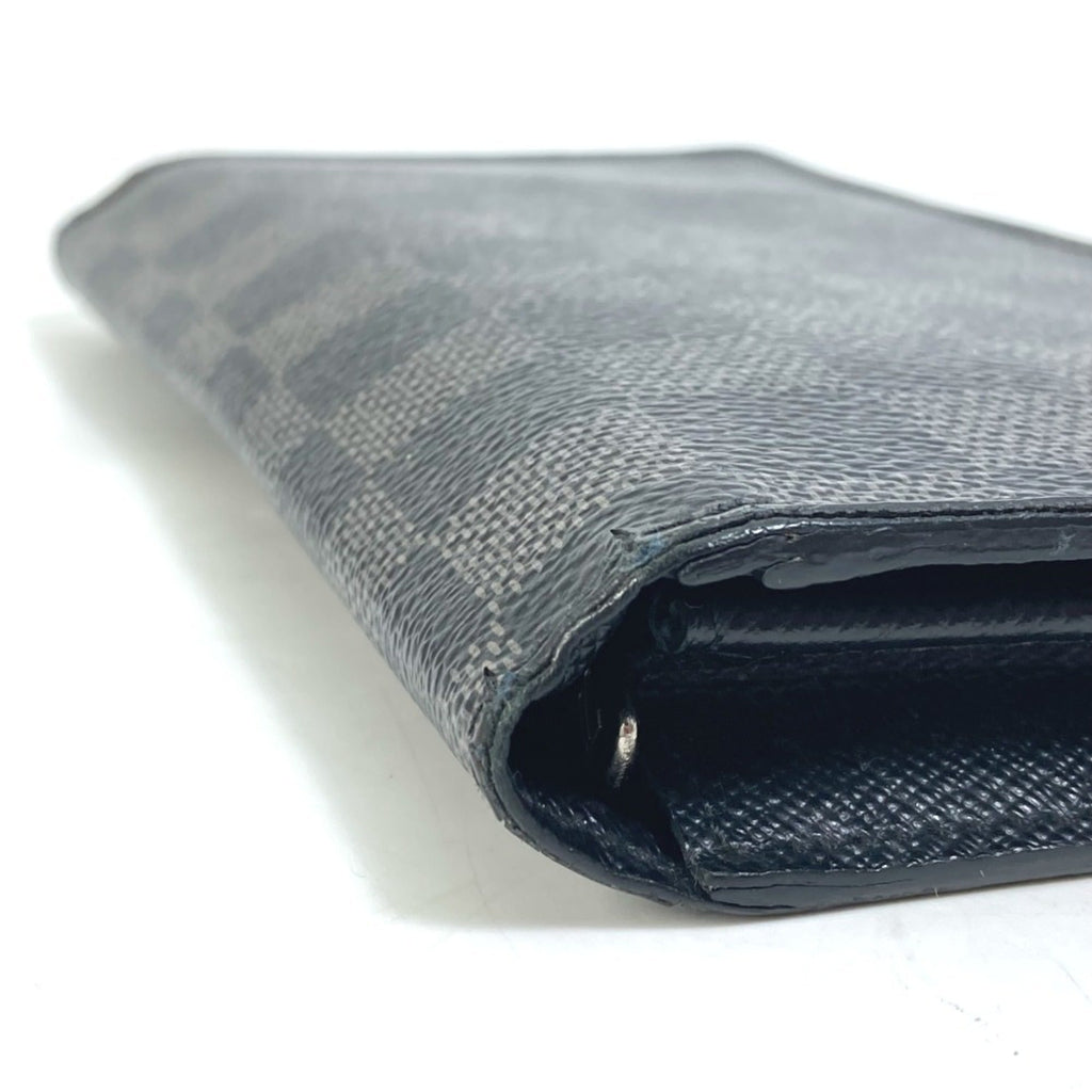 Louis Vuitton Damier Graphite Black Damier Graphite Long Wallet (Bi-Fold) (Pre-Owned)