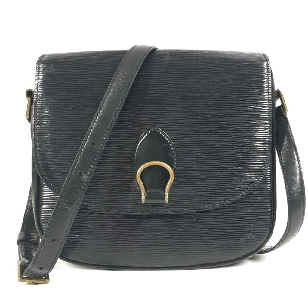 Louis Vuitton Black Noir Epi Leather Shoulder Bag (Pre-Owned)