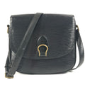 Louis Vuitton Black Noir Epi Leather Shoulder Bag (Pre-Owned)