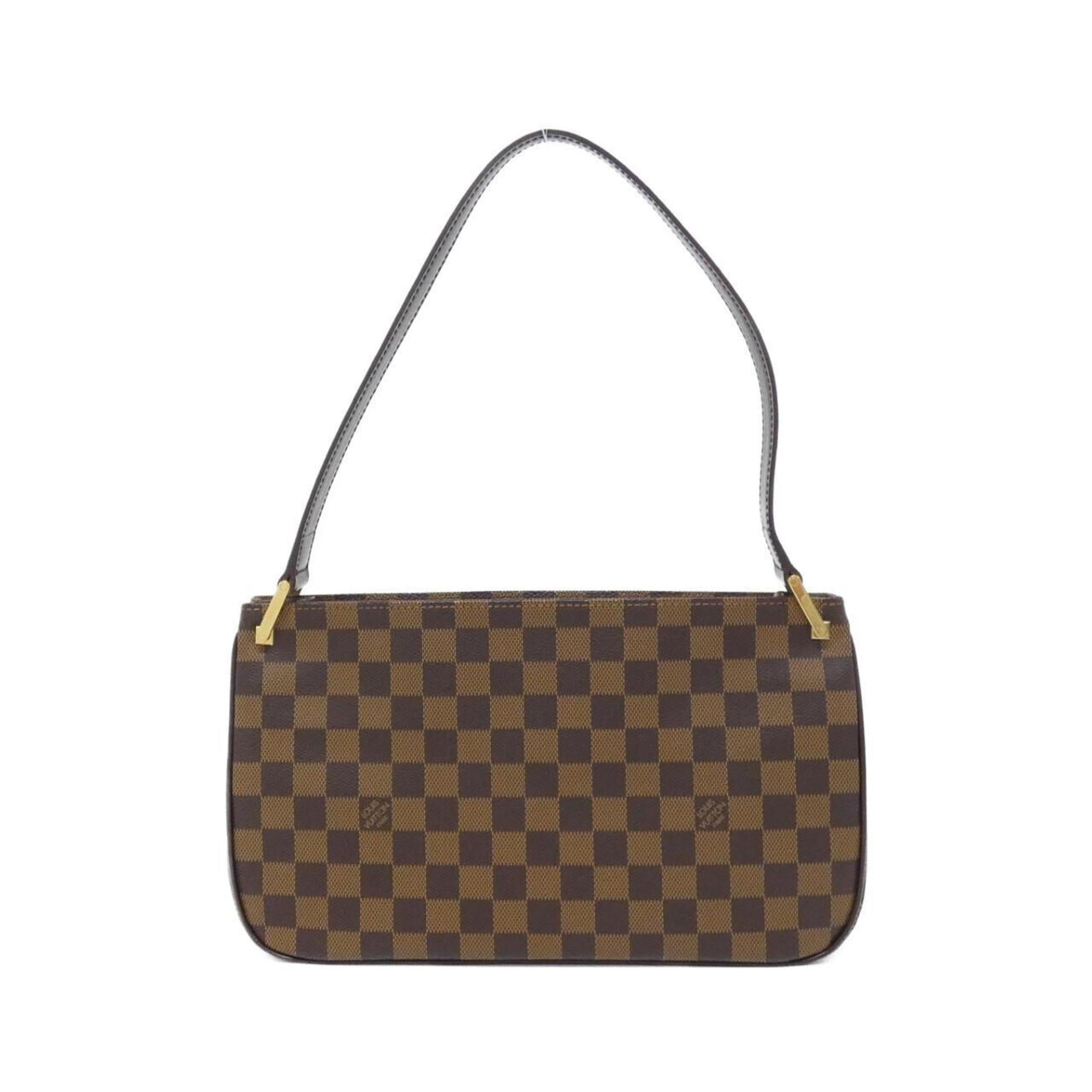 Louis Vuitton Brown Coated Canvas Shoulder Bag (Pre-Owned)