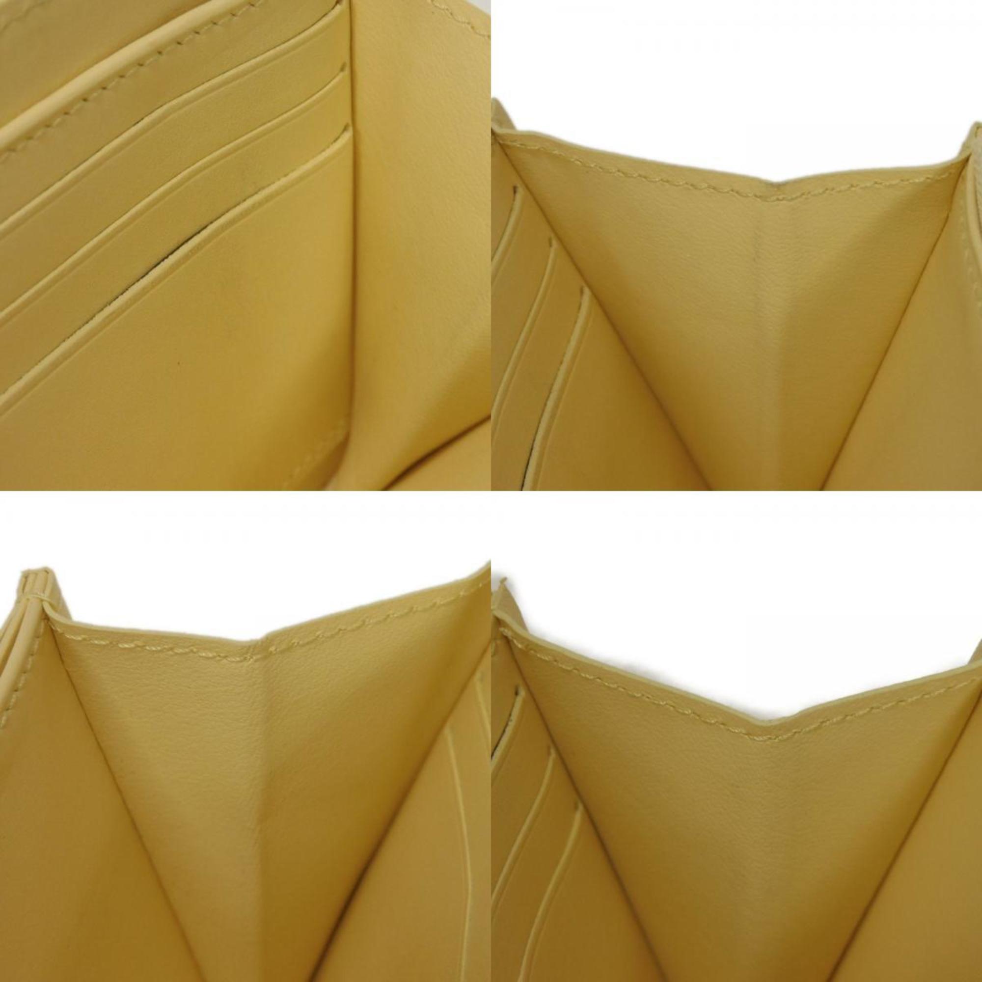 Louis Vuitton Monogram Jaune Yellow Leather Coin Purse/Coin Case (Pre-Owned)