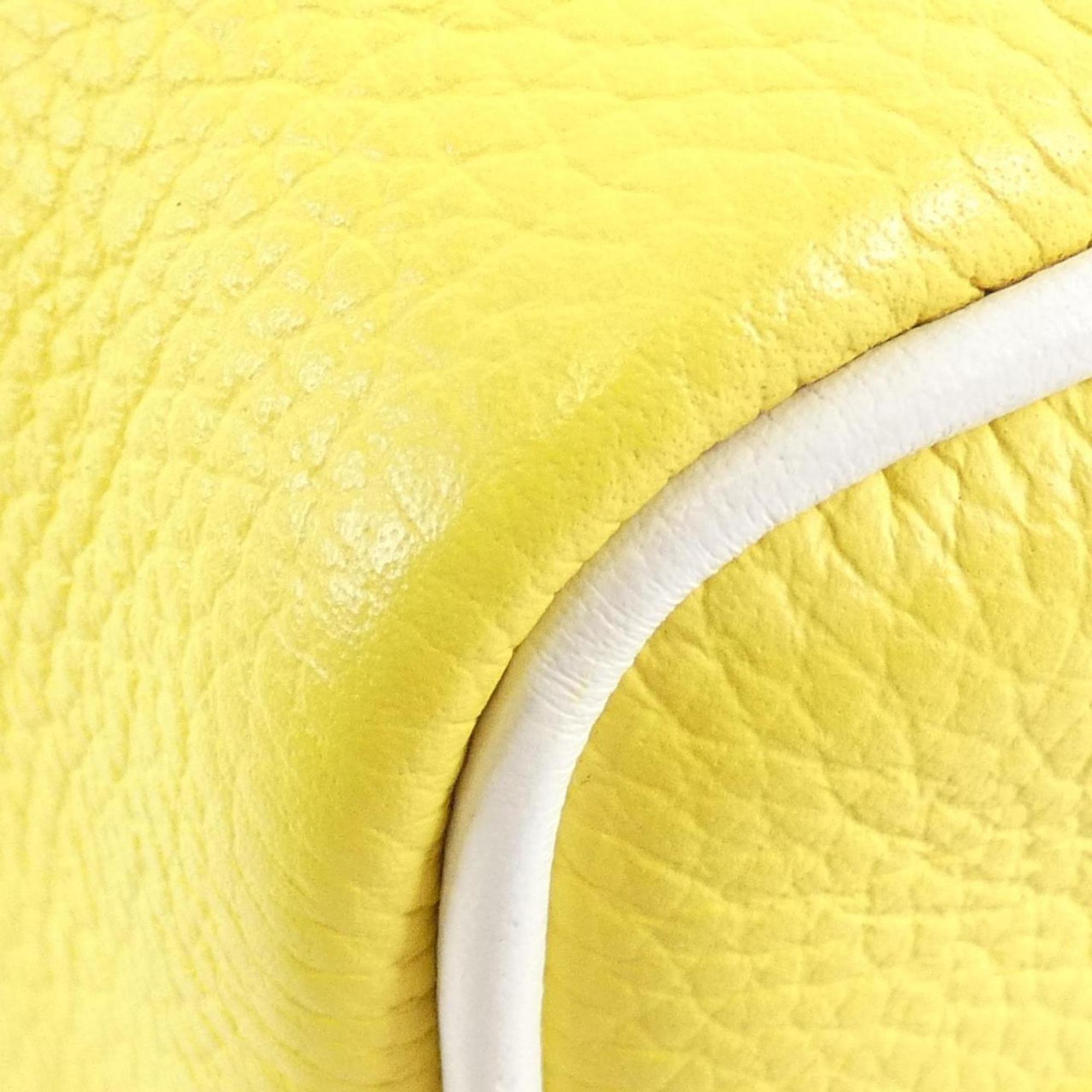 Louis Vuitton Jaune Leather Boston Bag (Pre-Owned)
