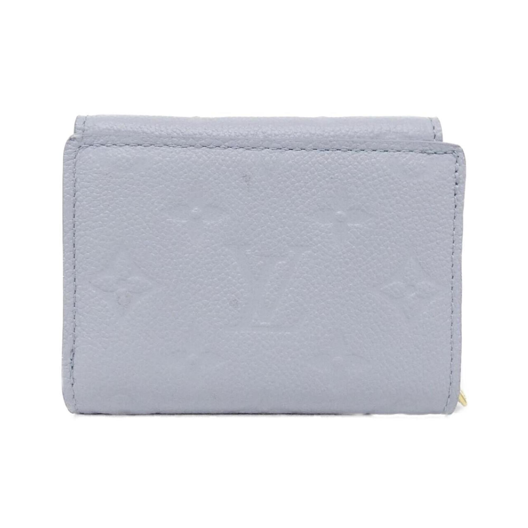 Louis Vuitton Blue Leather Wallet (Tri-Fold) (Pre-Owned)