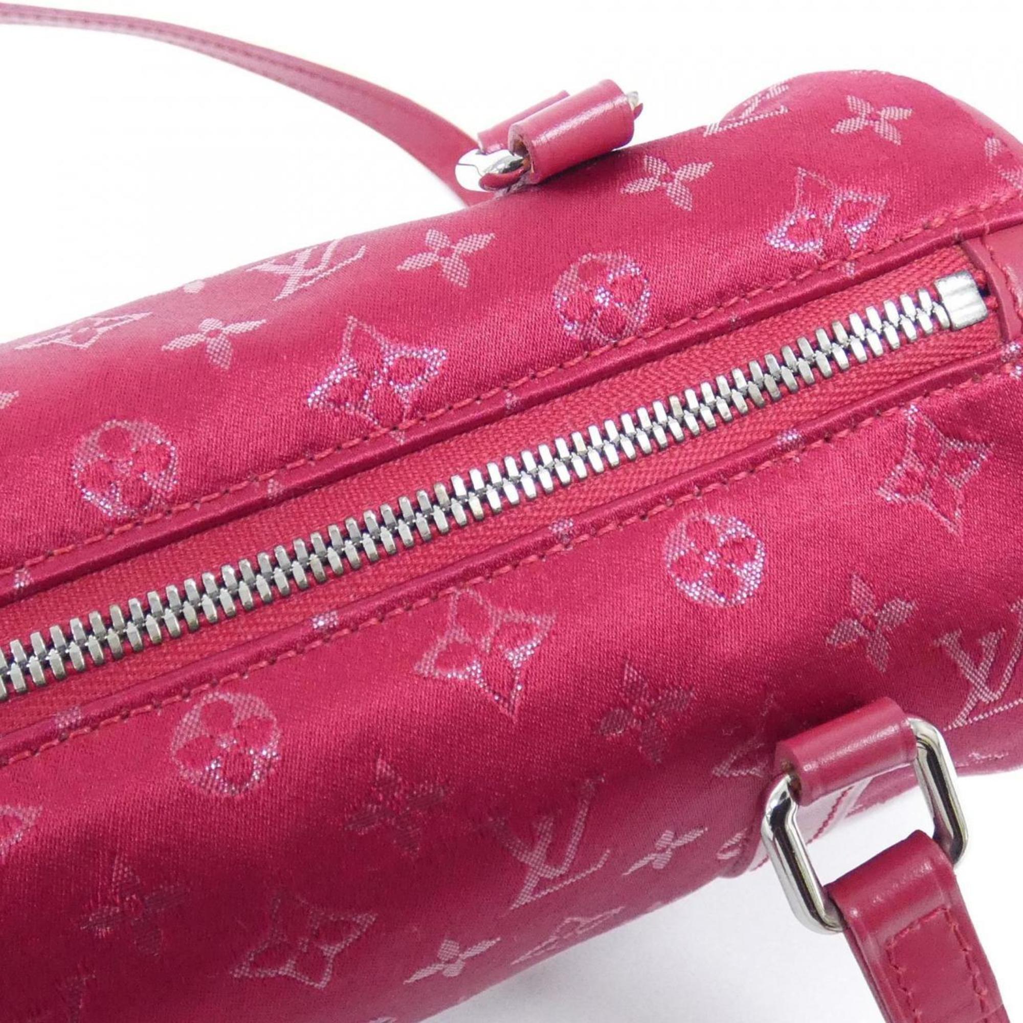 Louis Vuitton Red Color Satin Handbag (Pre-Owned)