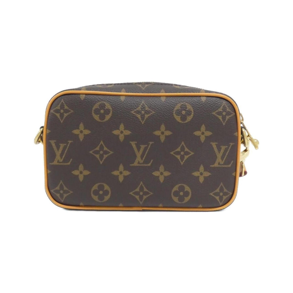 Louis Vuitton Marron Coated Canvas Shoulder Bag (Pre-Owned)