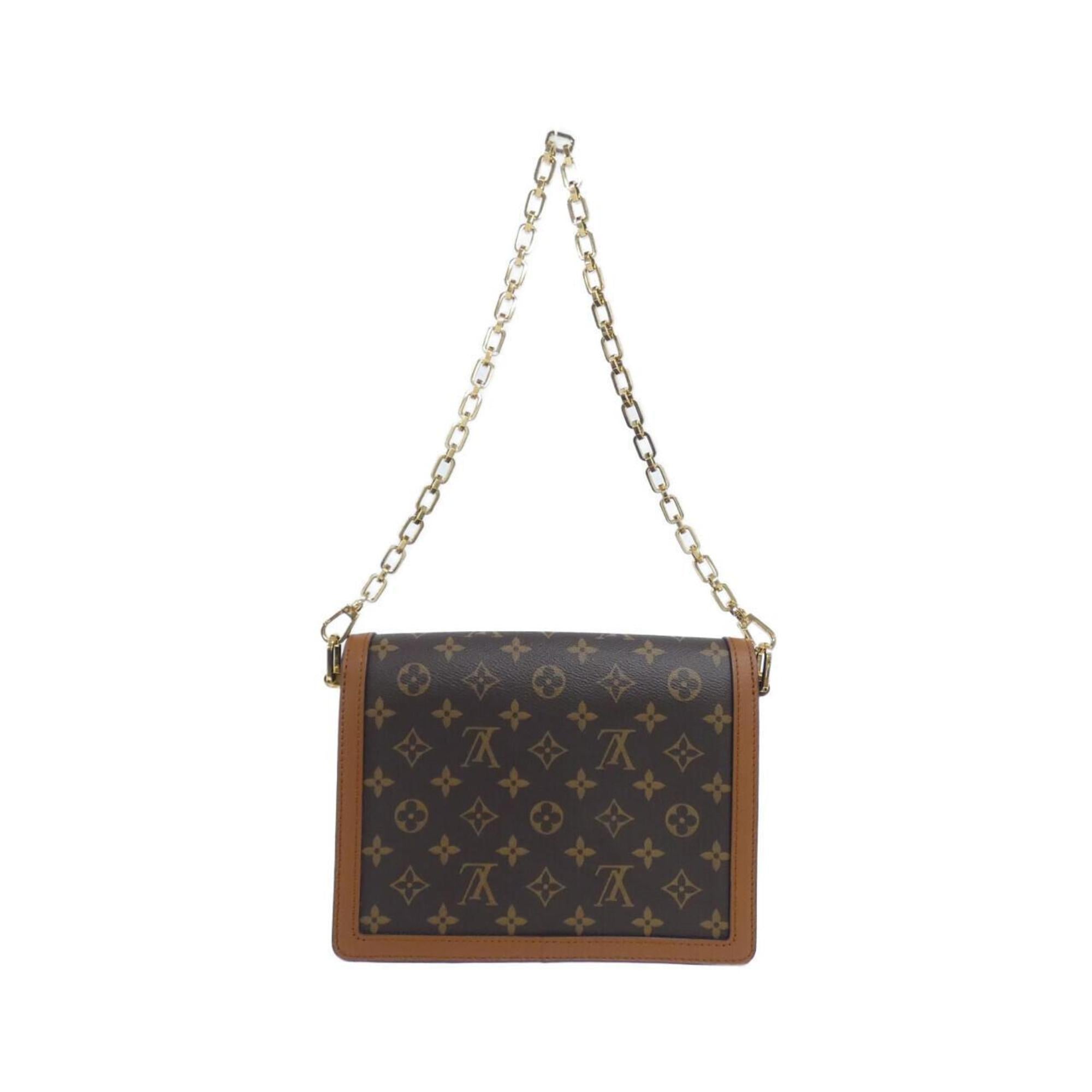 Louis Vuitton Brown Coated Canvas Shoulder Bag (Pre-Owned)