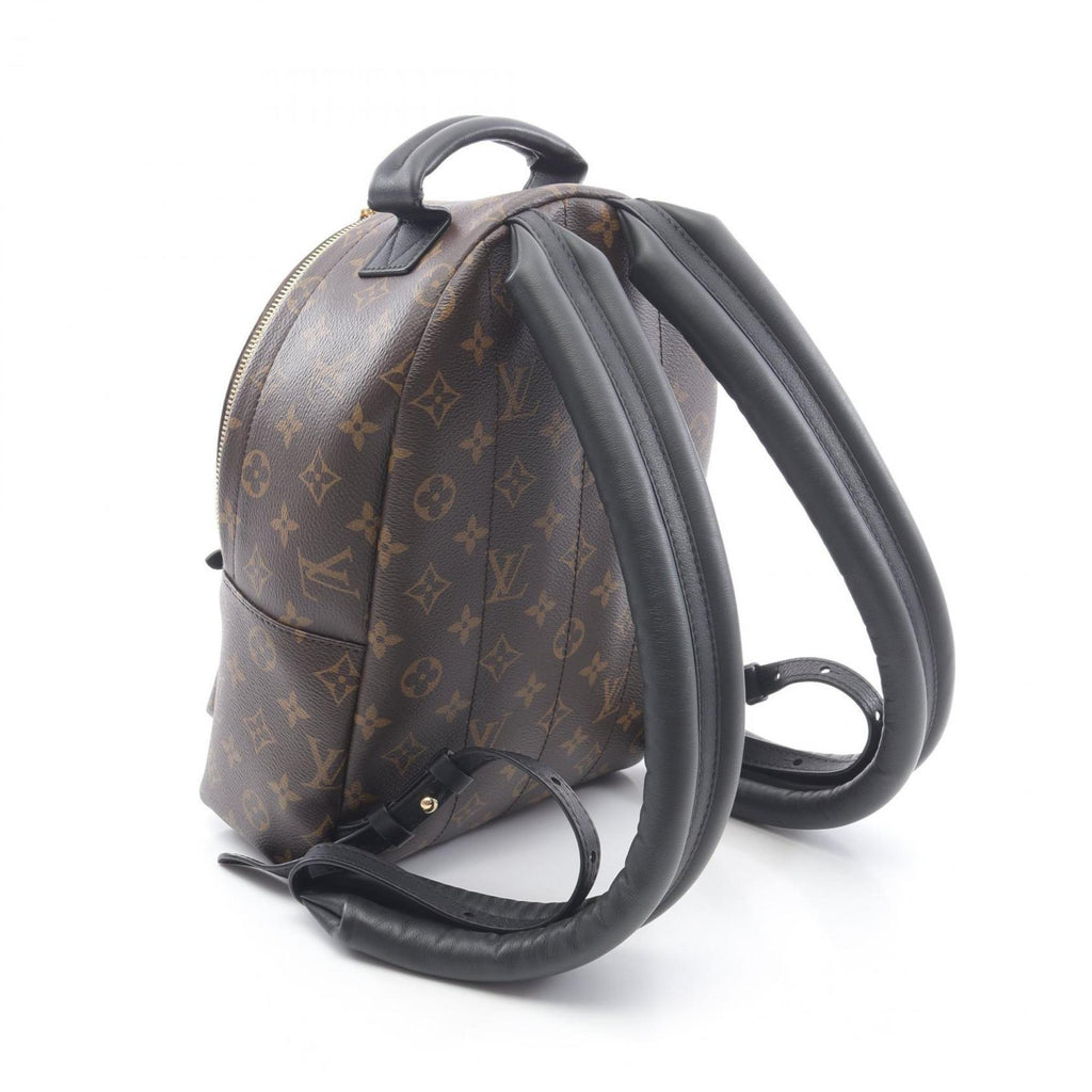 Louis Vuitton Black Brown Monogram Coated Canvas Backpack (Pre-Owned)