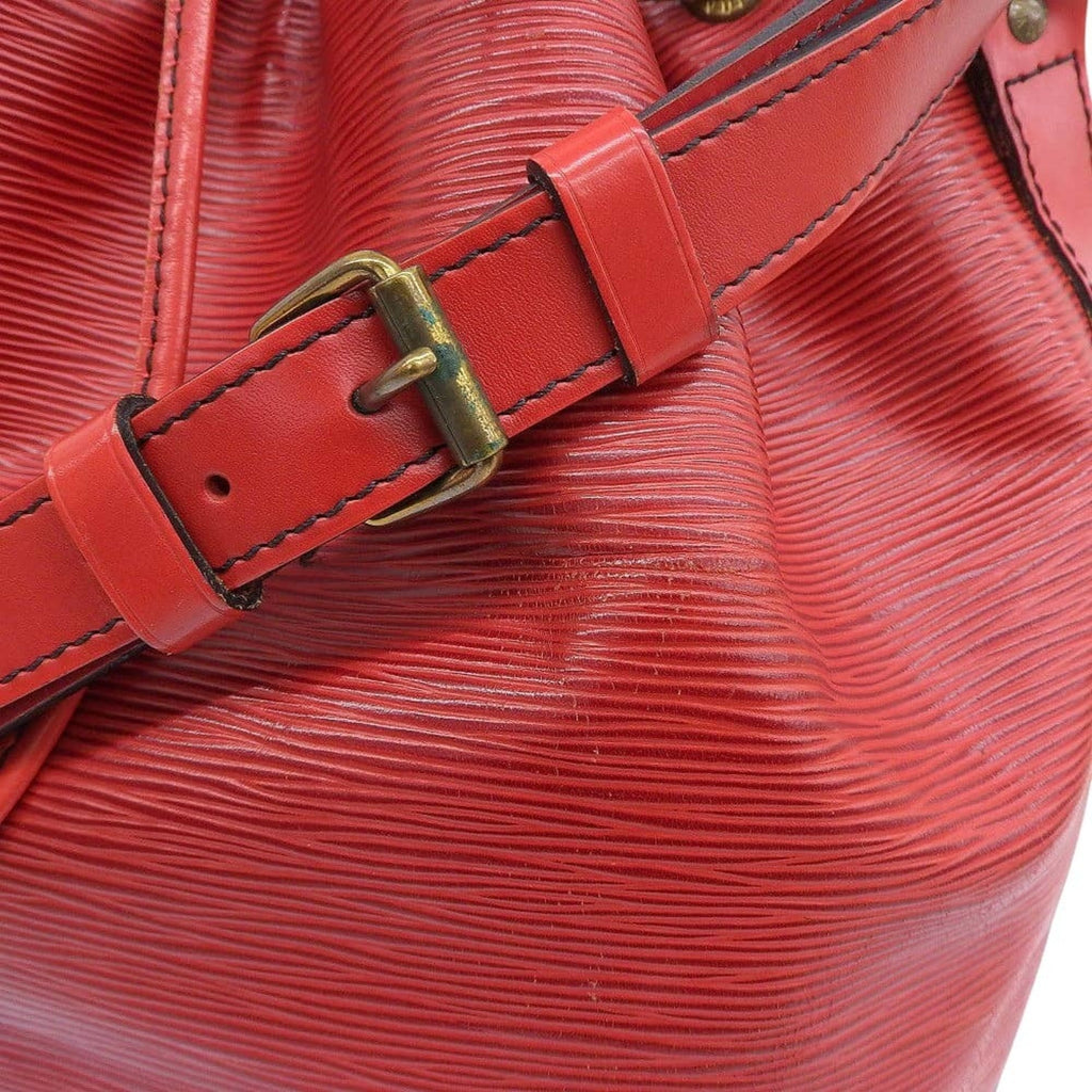 Louis Vuitton Epi Castilian Red Red Color Leather Shoulder Bag (Pre-Owned)