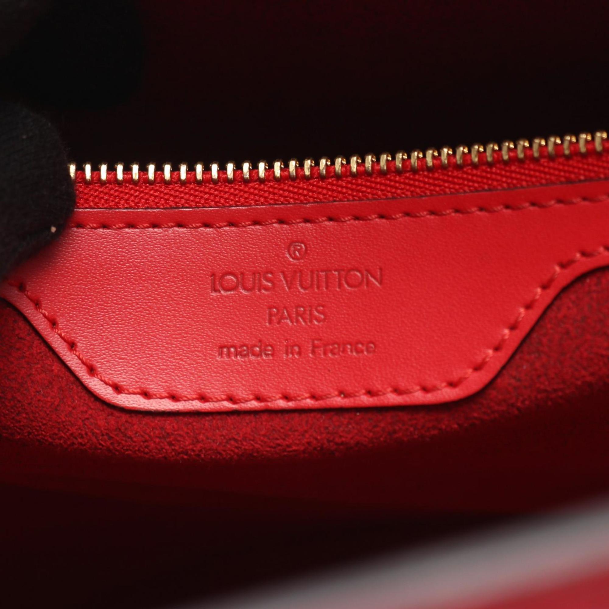 Louis Vuitton Castilian Red Red Color Epi Leather Shoulder Bag (Pre-Owned)