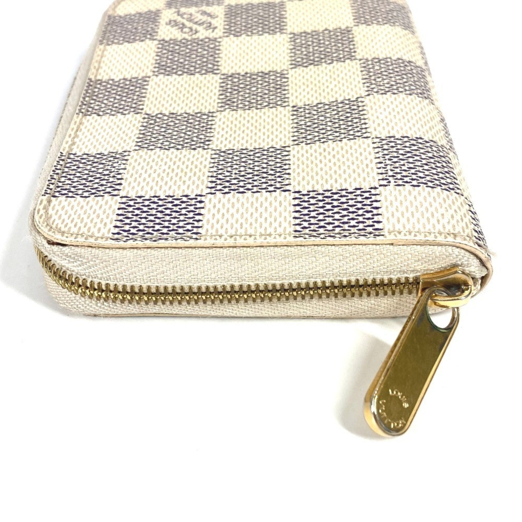 Louis Vuitton Damier Azur Damier Azur White Damier Azur Coin Purse/Coin Case (Pre-Owned)