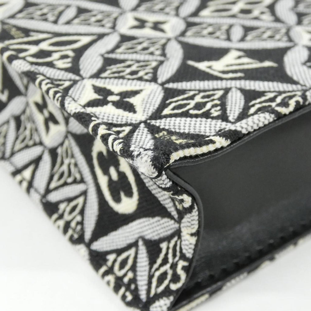 Louis Vuitton Black Jacquard Handbag (Pre-Owned)