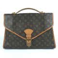 Louis Vuitton Brown Monogram Canvas Handbag Shoulder Bag (Pre-Owned)