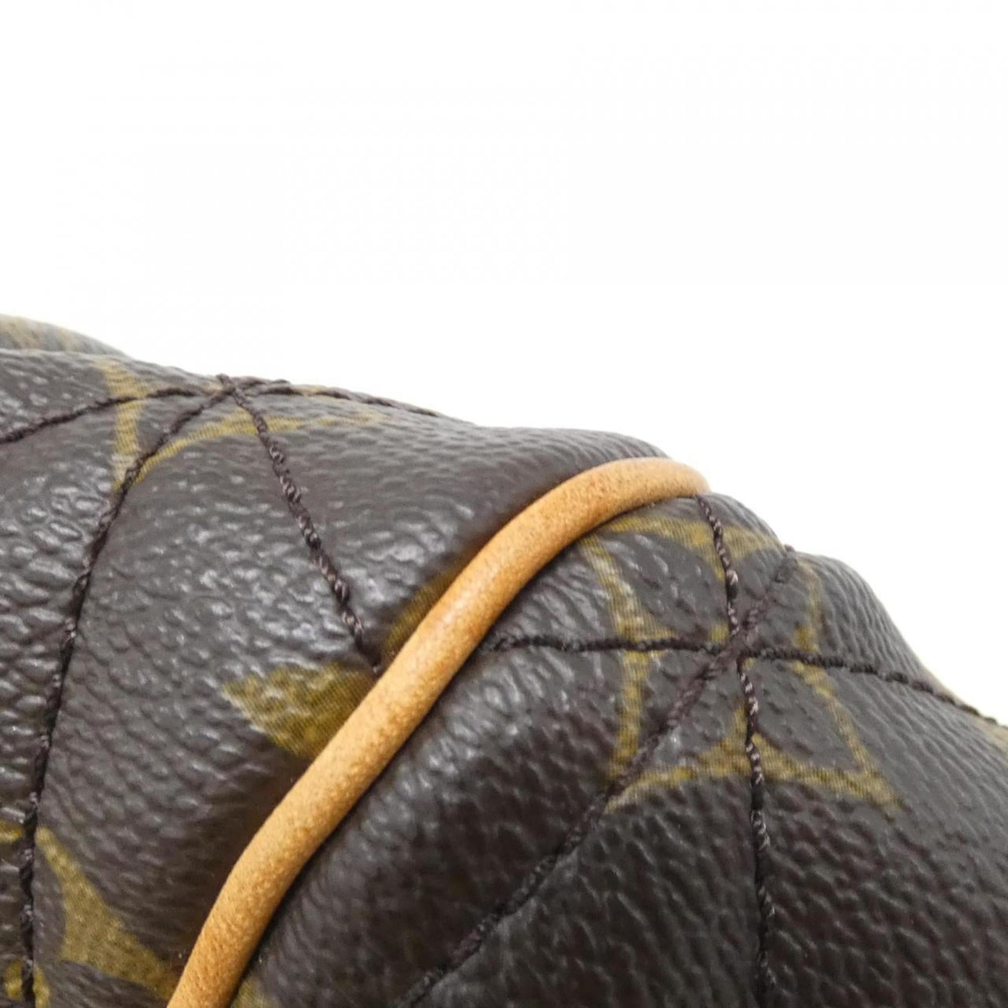 Louis Vuitton Marron Coated Canvas Handbag (Pre-Owned)