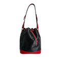 Louis Vuitton Black Castilian Red Noir Epi Leather Shoulder Bag (Pre-Owned)