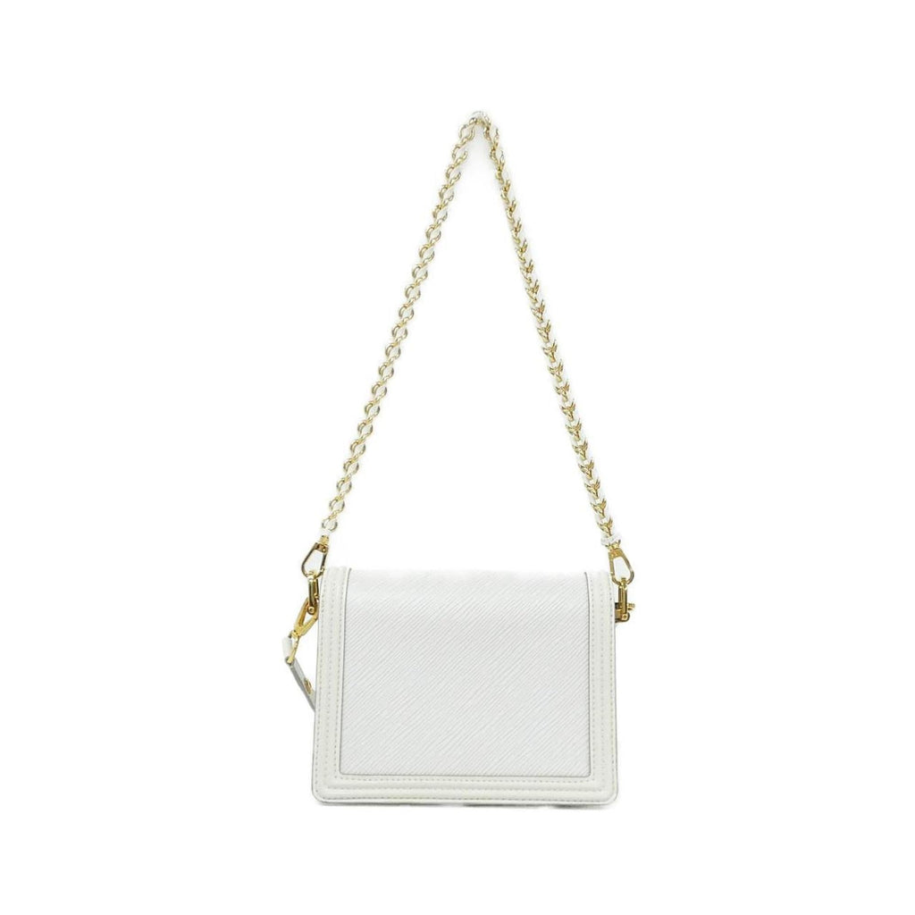 Louis Vuitton White Leather Shoulder Bag (Pre-Owned)