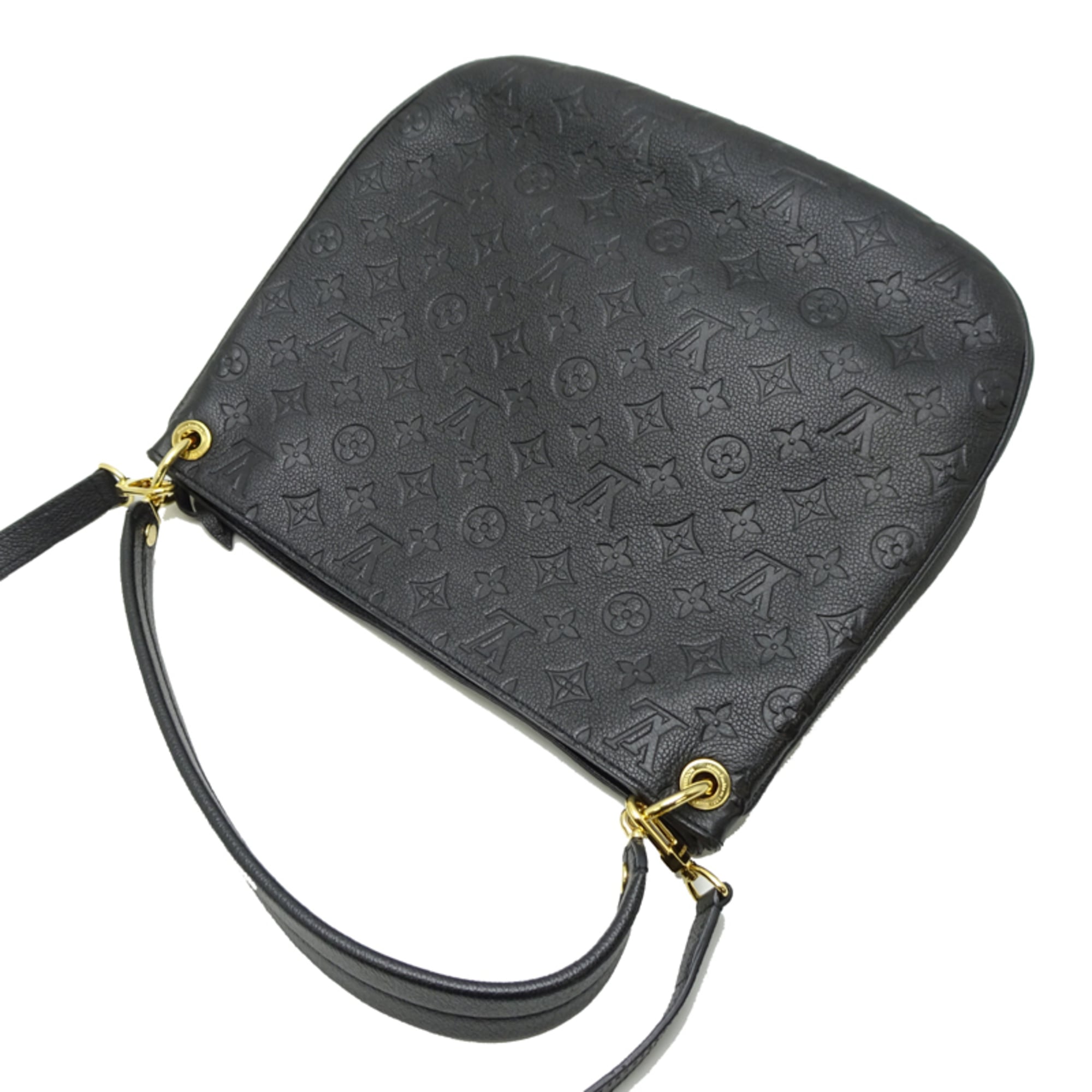 Louis Vuitton Black Noir Monogram Empreinte Shoulder Bag (Pre-Owned)