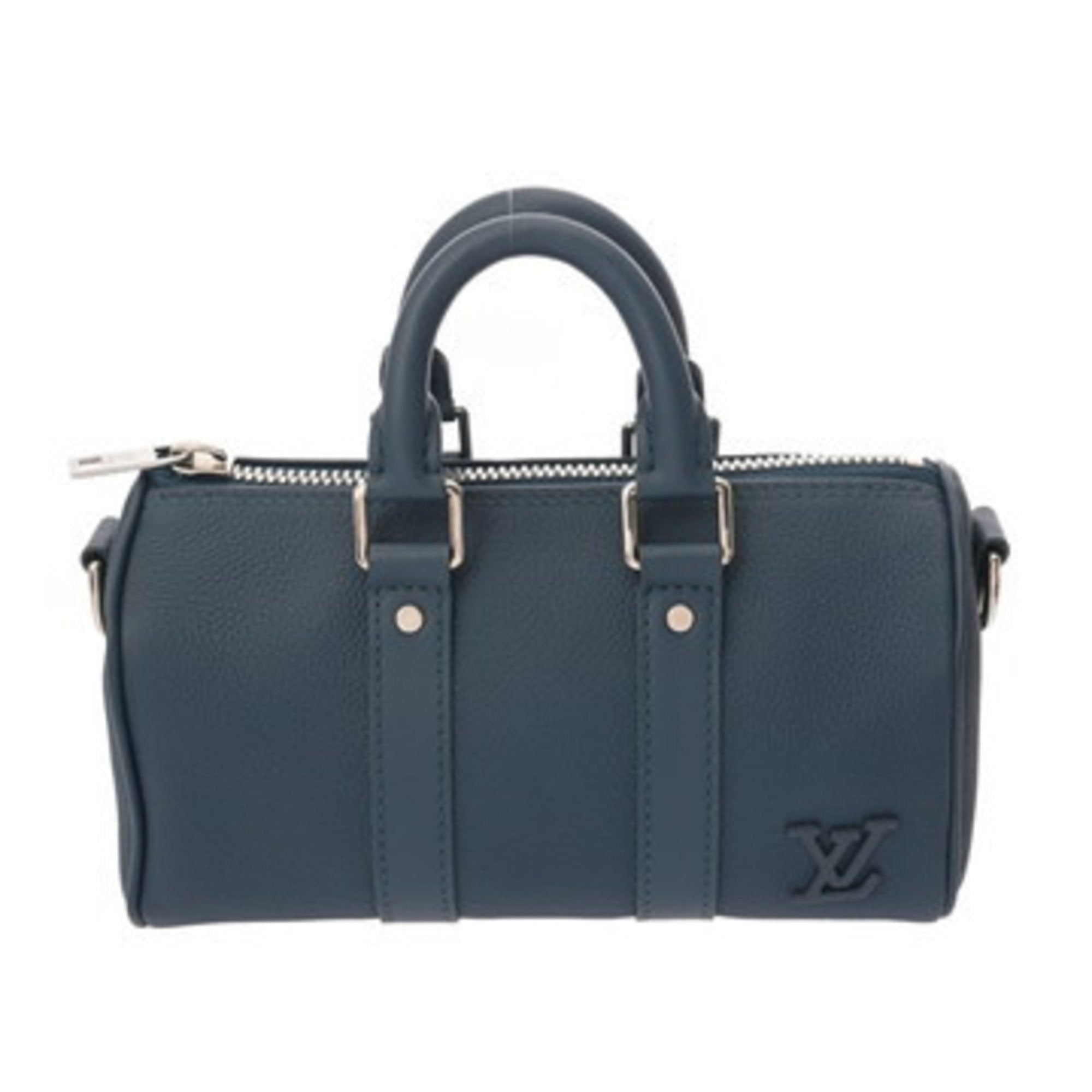Louis Vuitton Blue Leather Handbag (Pre-Owned)