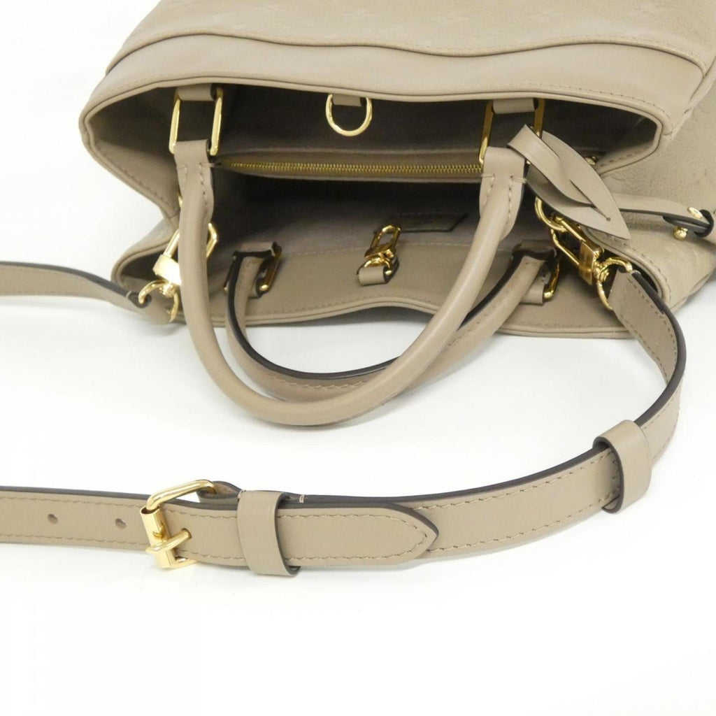 Louis Vuitton Monogram Empreinte Tourterelle Leather Handbag (Pre-Owned)