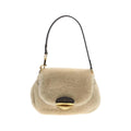 Louis Vuitton Beige Cream Coated Canvas Shoulder Bag (Pre-Owned)
