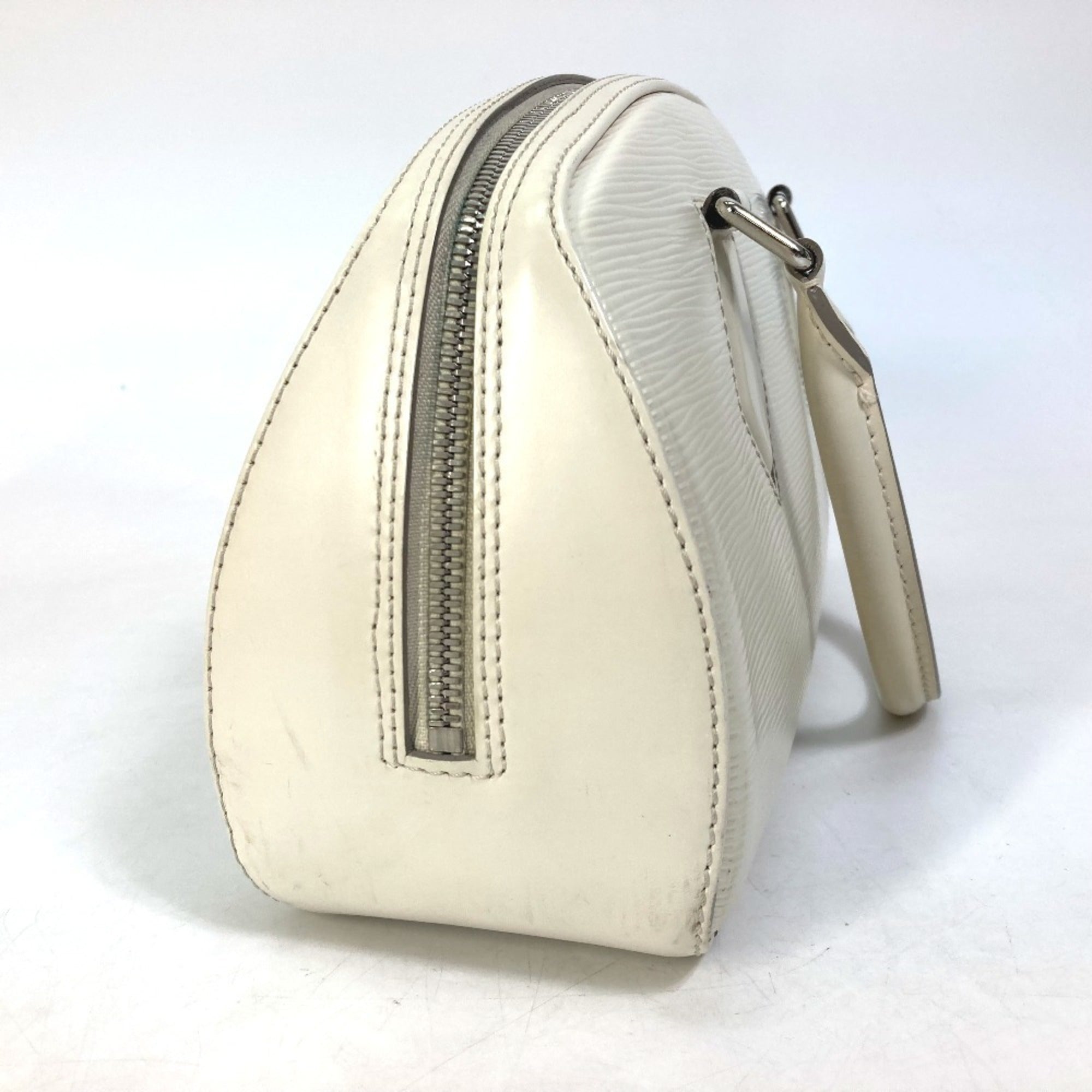 Louis Vuitton Epi Lv Off White White Epi Leather Boston Bag Handbag (Pre-Owned)