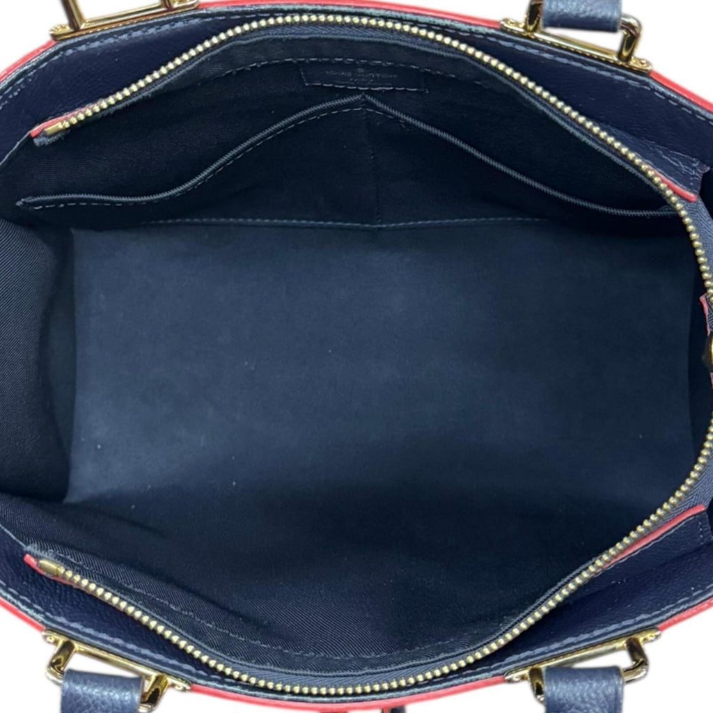 Louis Vuitton Marine Rouge Navy Monogram Empreinte Shoulder Bag (Pre-Owned)