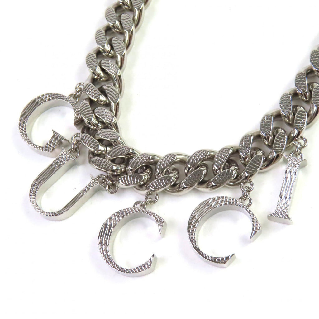 Script Choker Necklace Sterling Silver